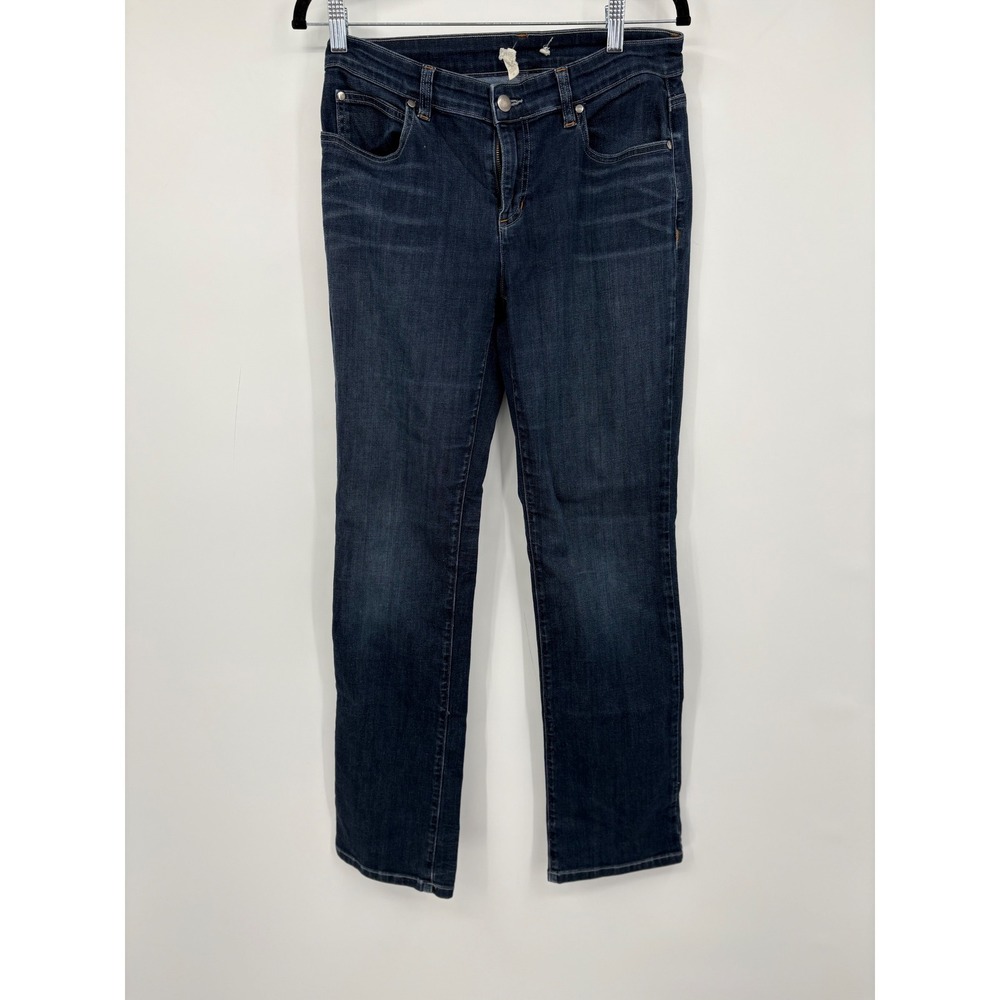 Eileen fisher Dark Wash Straight Leg Jeans Women Size 4